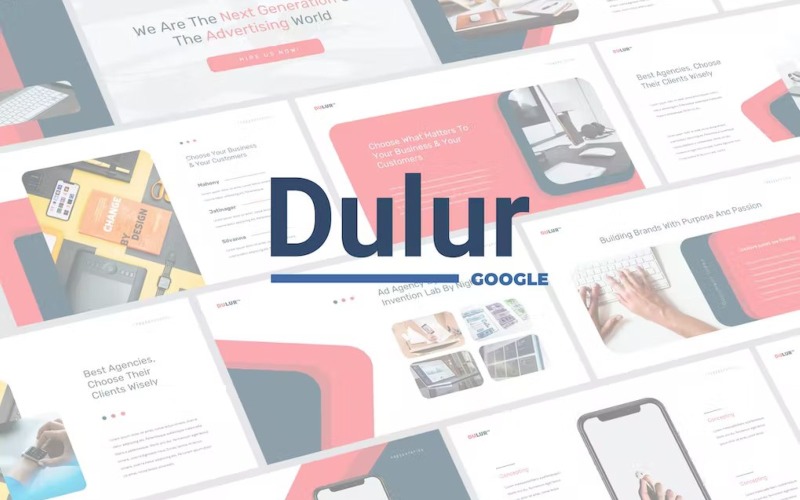 Dulur – корпоративна тема Google Slides