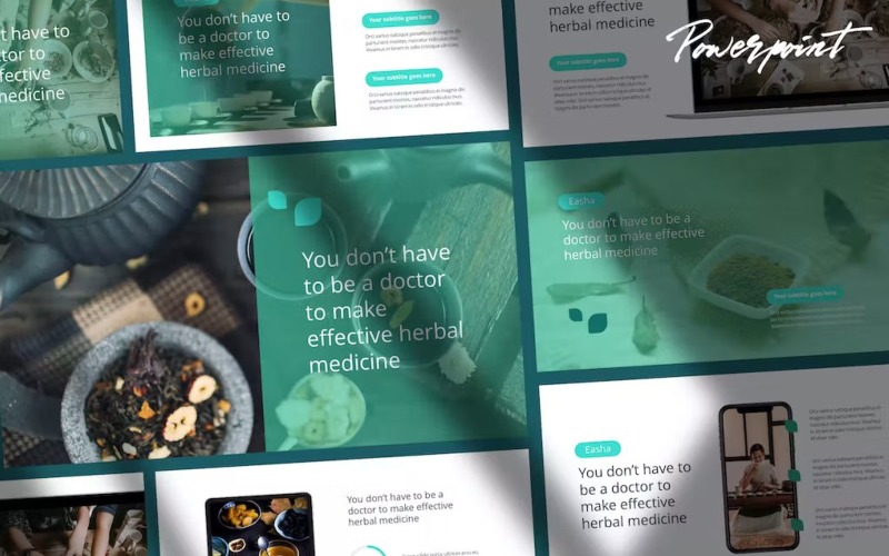 Easha - Modello di presentazione medica ed erboristeria