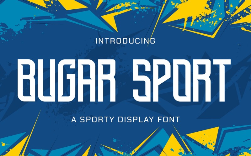 Bugar Sport - спортивний дисплейний шрифт