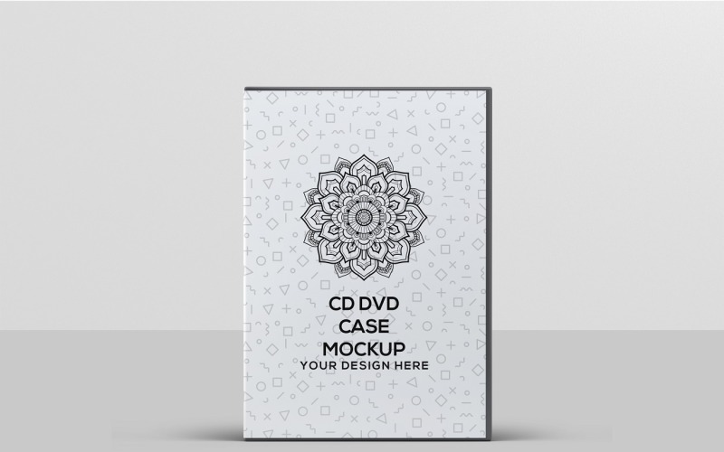 Dvd-doosje - Mockup voor cd-dvd-doosje