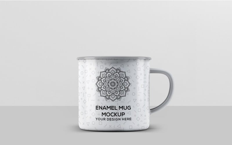 Maqueta de taza - Maqueta de taza esmaltada