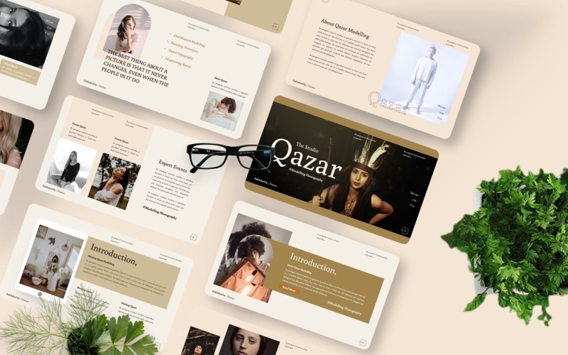 Qazar - Modello Powerpoint di modellazione