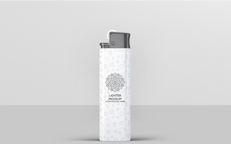 Maqueta de encendedor de cigarrillos - Mockup de encendedor