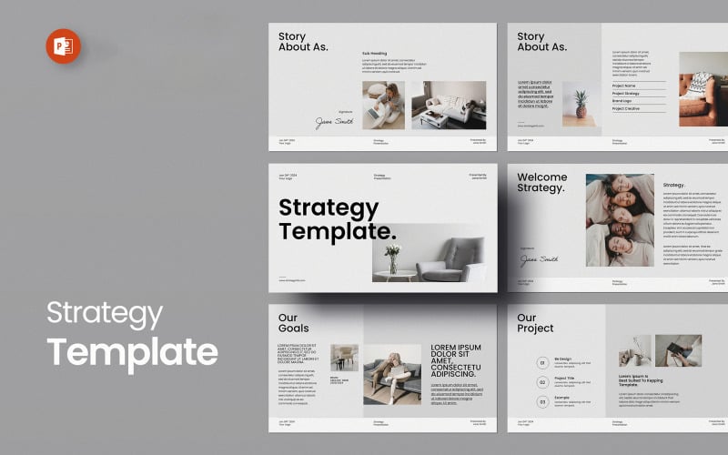 Modèle de présentation PowerPoint de stratégie