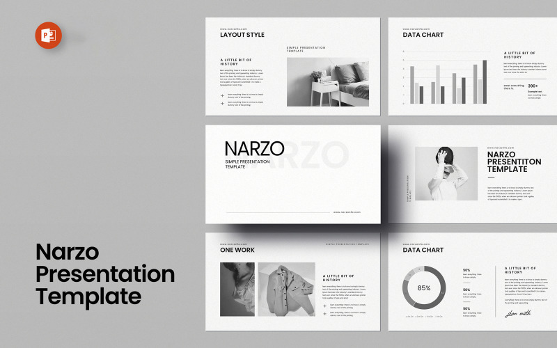Šablona prezentace Narzo PowerPoint