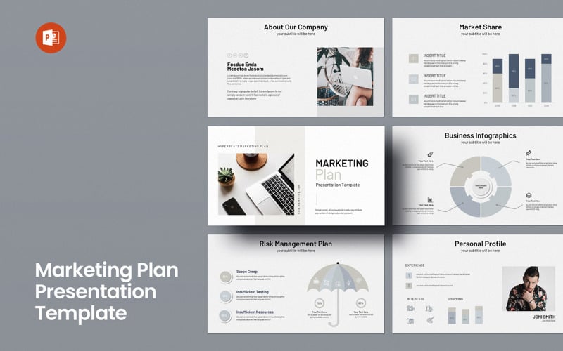 Marketing Plan Layout Template #342462 - TemplateMonster