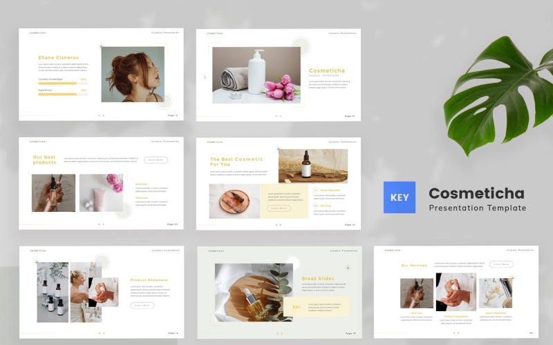 Cosmeticha – Kosmetik-Keynote-Vorlage