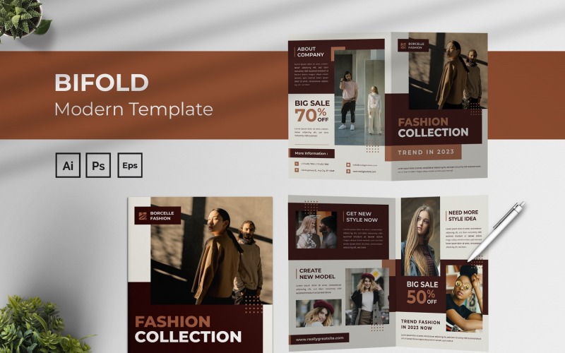 Fashion Collection Bifold Brochure