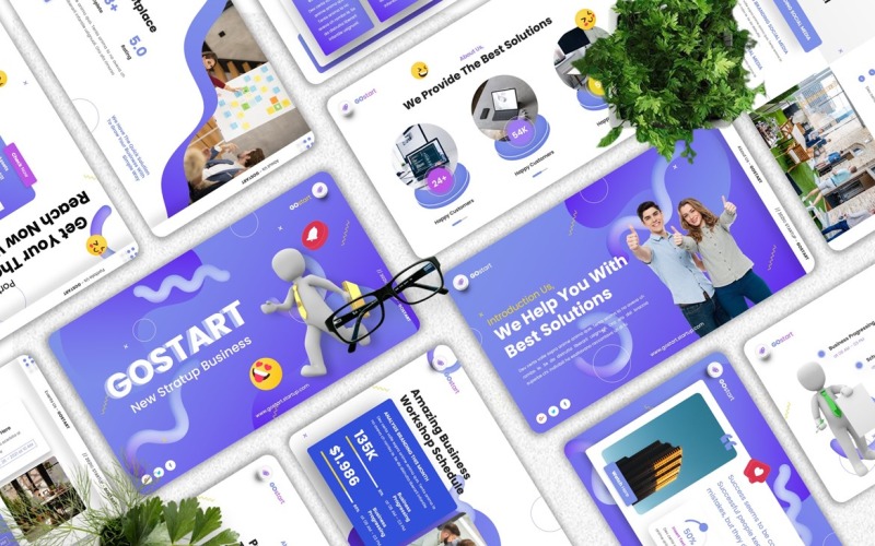 Gostart - Başlangıç Googleslayt Şablonu