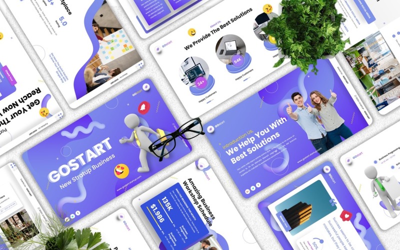 Gostart - Plantilla de Googleslide de inicio
