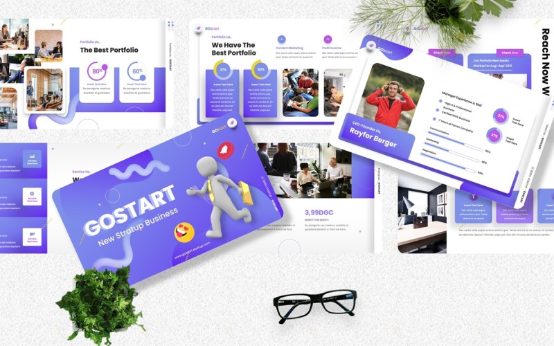 Gostart – Startup-Keynote-Vorlage