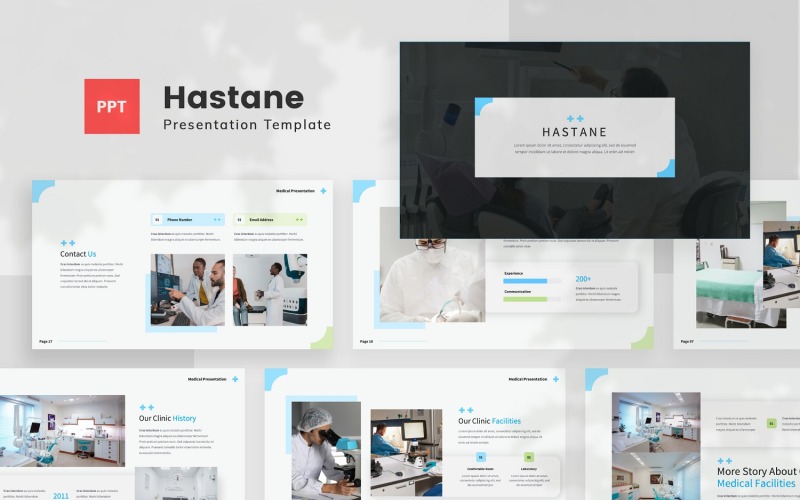 Hastane — Modèle médical Powerpoint
