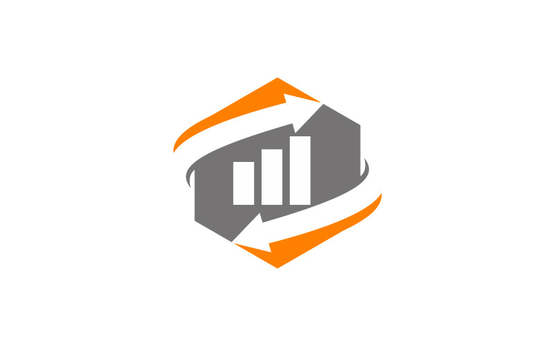 Rozwiązanie Business Optimize Logo Template