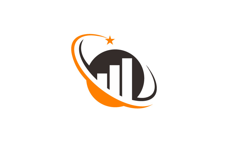 Шаблон логотипа Business Boost