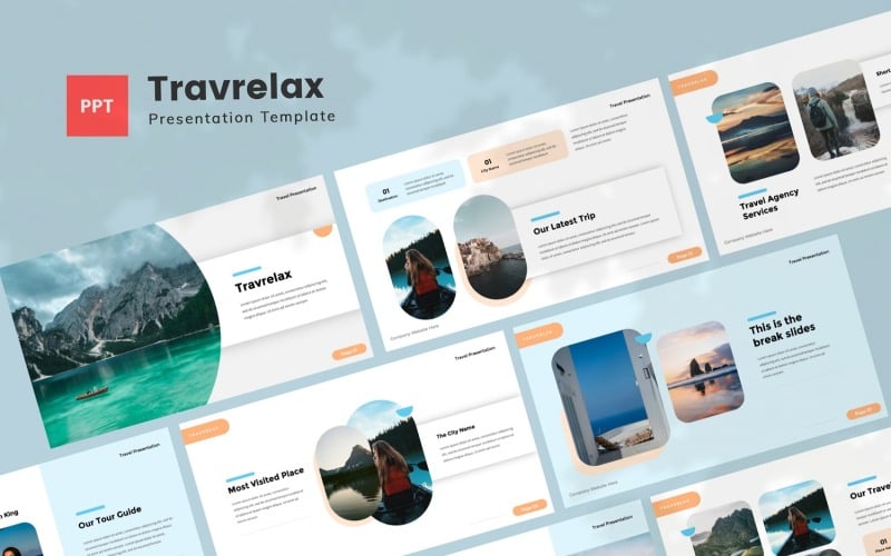 Travrelax — Шаблон Powerpoint для путешествий