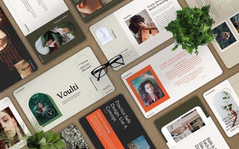 Voulti – Marken-Social-Media-Googleslide-Vorlage