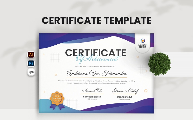 Certificato di stile creativo