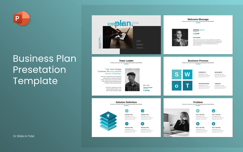 商业计划 PowerPoint 模板
