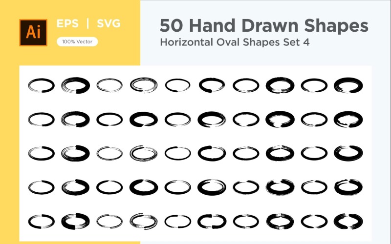 Horizontale ovale vorm 50_Set V 4