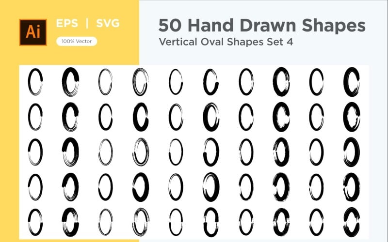 Verticale ovale vorm 50_Set V 4