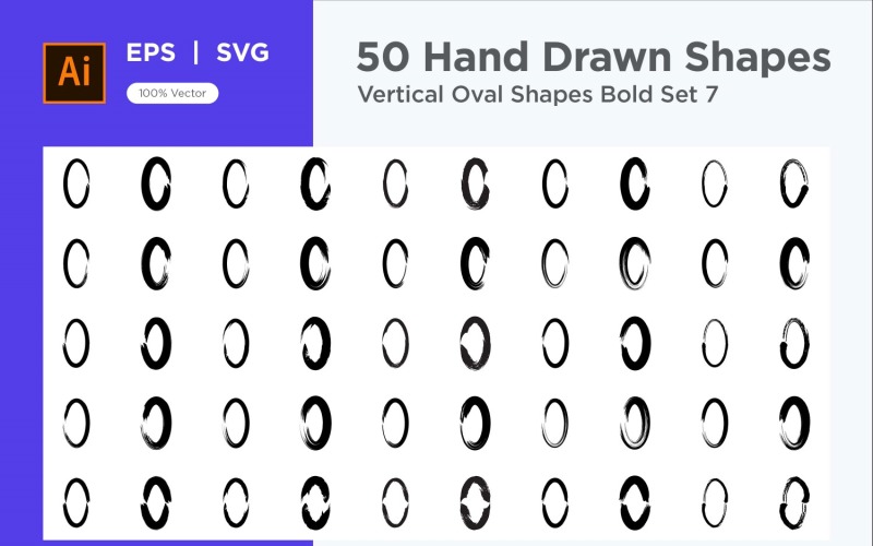 垂直椭圆形粗体 50_Set V 7
