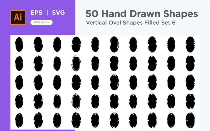 Forma Ovale Verticale Riempito 50_Set 6
