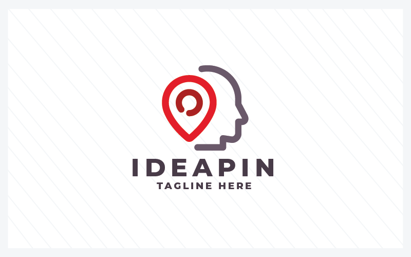 Шаблон логотипа Idea Pin Pro