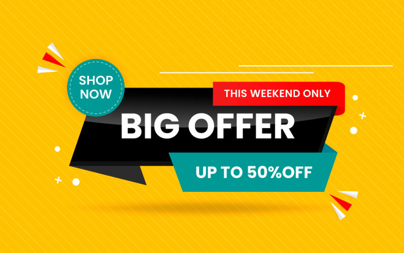 Promoción de conjunto de banner de venta con fondo amarillo y banners de super oferta
