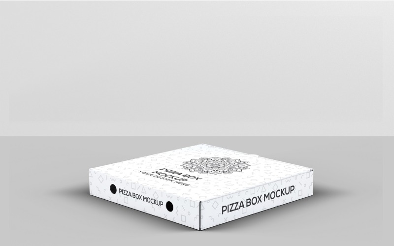 Scatola per pizza - Mockup di scatola per pizza