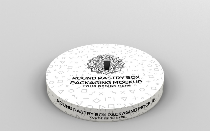 Verpackungsmodell für runde Kuchenschachteln aus Papier