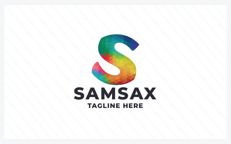 Samsax Letter S Pro logotypmall