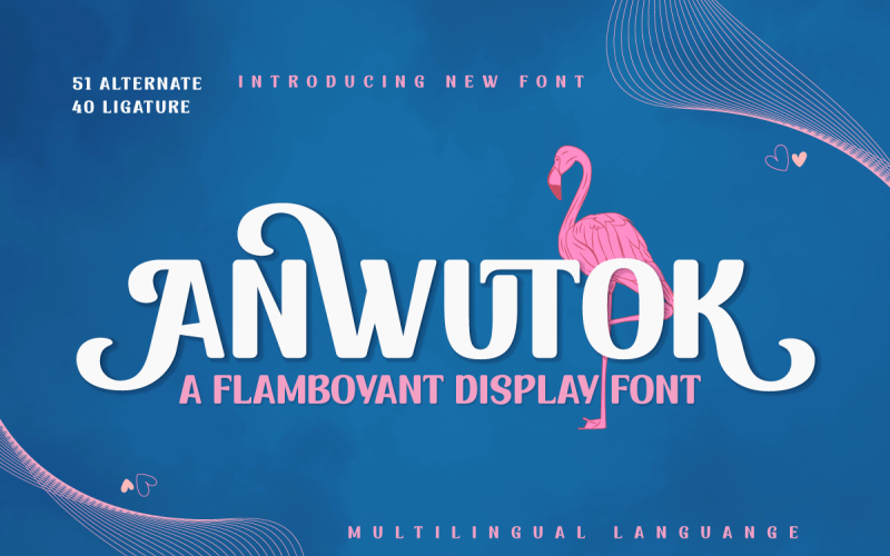 ANWUTOK | Яскравий дисплейний шрифт