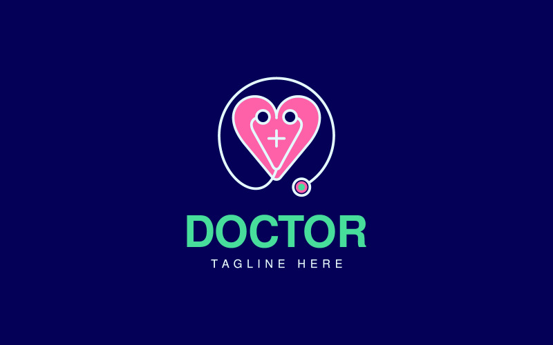 GRATIS Doctor Love Logo Design Concept