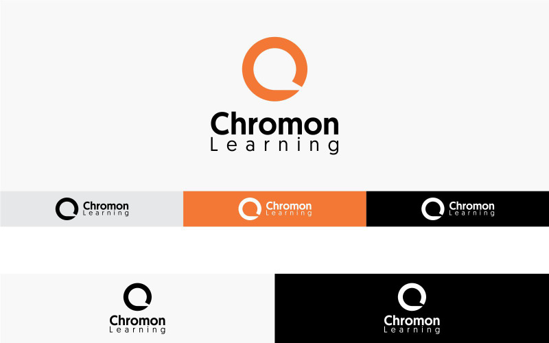 Шаблон логотипа Chromon Learning
