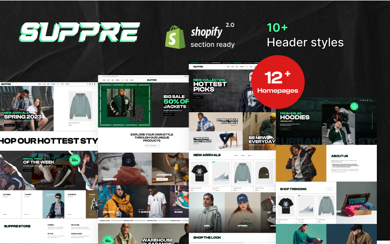 Ap Suppre - Pulcsi és uniszex divat Shopify téma