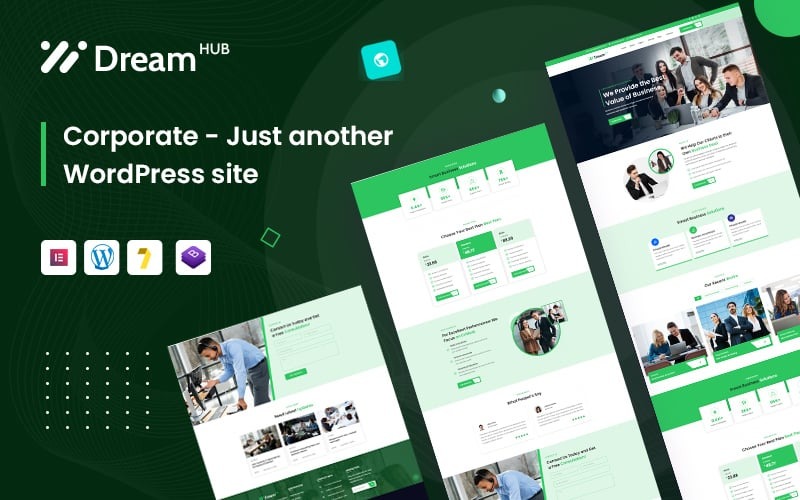 DreamHub – тема WordPress для корпоративного та бізнес-консалтингу