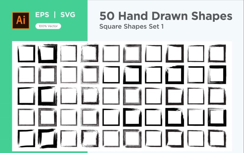 Square Shape 50_Set V - 01