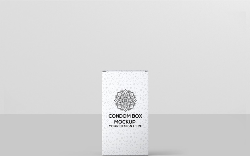 Preservativo - Mockup di imballaggio del preservativo
