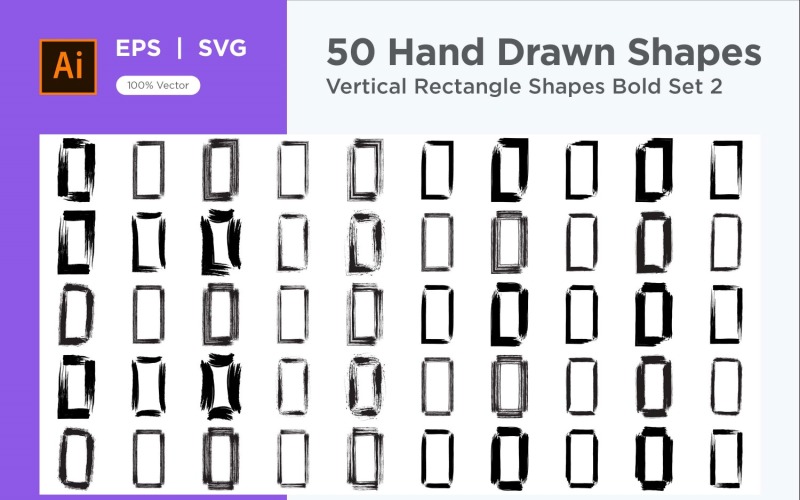 Vertikal rektangelform fet 50_Set V 2