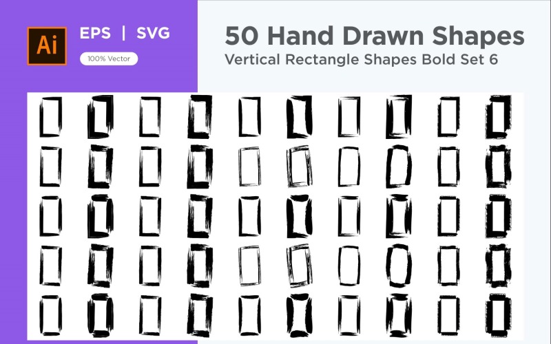 Vertikal rektangelform fet 50_Set V 6