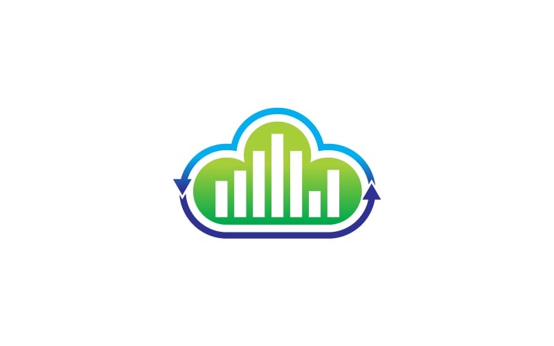 Design de modelo de logotipo de gerenciamento de negócios 24 horas