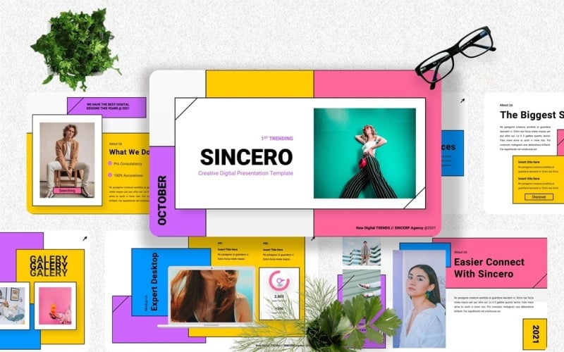 Sincero - Creative Digital Googleslide-mall