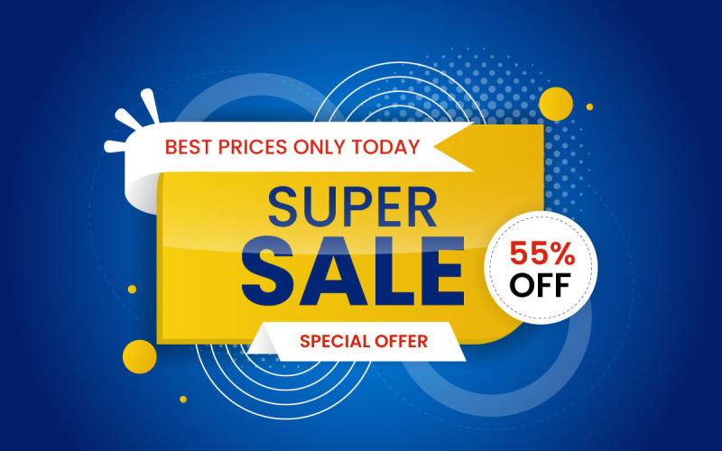 Premium Vector  Crazy deals promo banner design