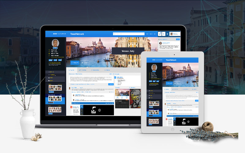 Modèle de site Web d'agence de voyage typique