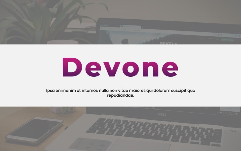 Devone Business Google Slayt Şablonu