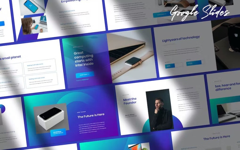 Gadget – Tech téma Google Diák sablon