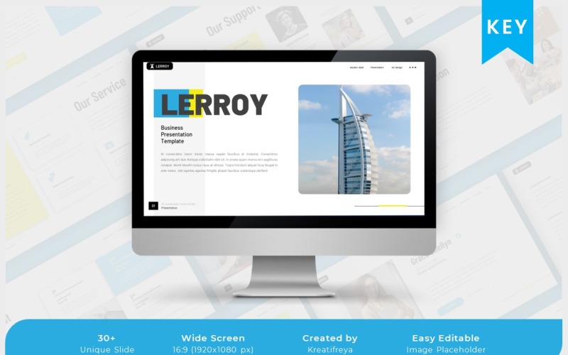 LERROY - Keynote-presentatiesjabloon