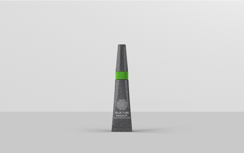 Mockup di imballaggio con colla super