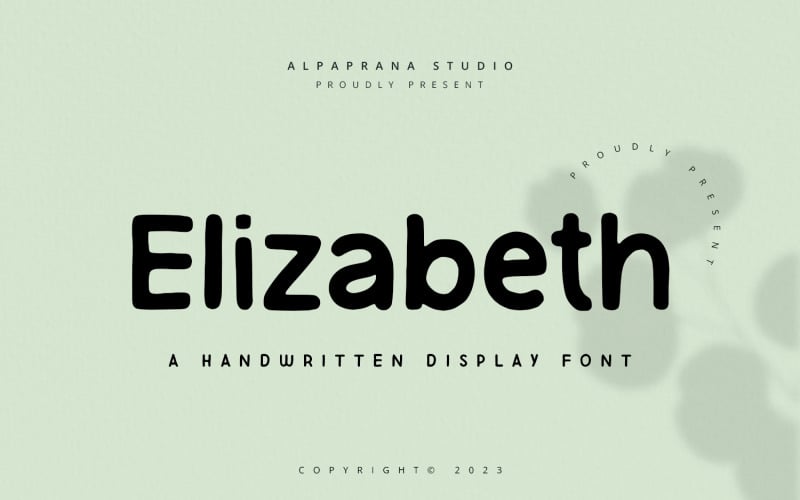 Elizabeth - Ručně psané písmo