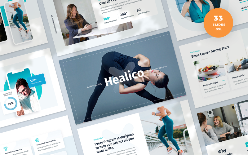 Healico – Prezentace zdravotního poradenství Šablona Prezentací Google